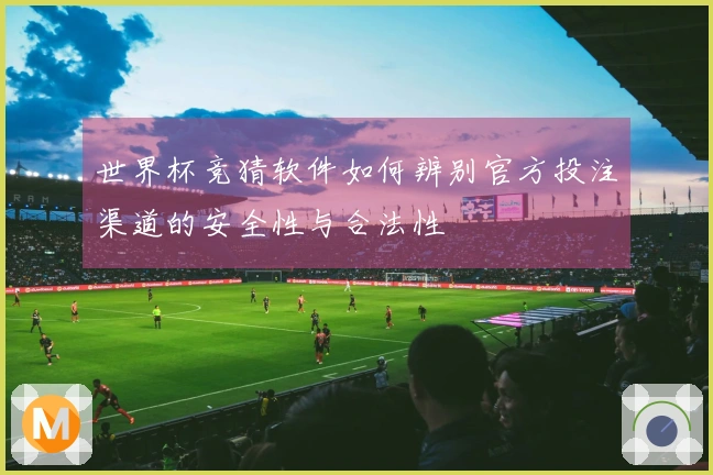 世界杯竞猜软件如何辨别官方投注渠道的安全性与合法性